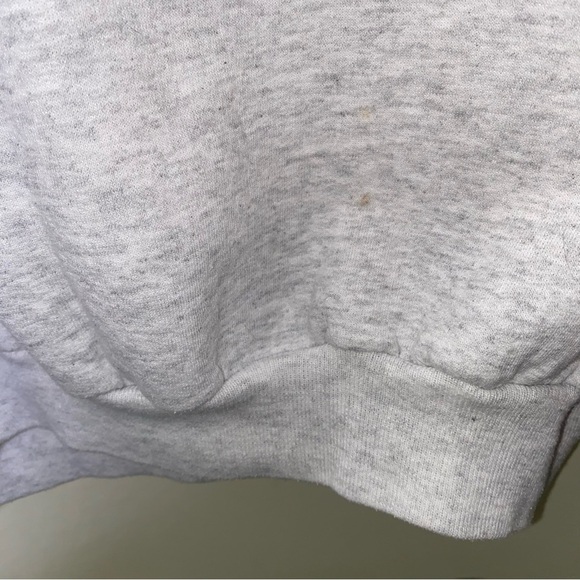 Vintage Large Myrtle Beach Embroidered Lighthouse Pullover Light Gray Sweatshirt - Picture 4 of 8